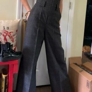 Fendi Prince of Wales wide-leg trousers
